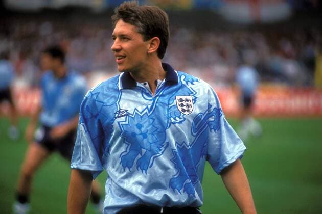 Gary Lineker (England) - Erwärmung Fußball Länderspiel Herren EM 1992, Nationalmannschaft, Gruppe A Einzelbild Malmö Fußball Länderspiel Herren EM 1992, Nationalmannschaft, Gruppe A Einzelbild Malmö