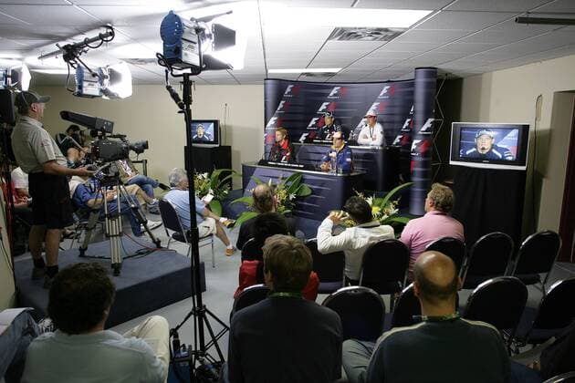 Pressekonferenz anläßlich des GP von Kanada 2007 in Montreal -  Motorsport Grand Prix Herren Großer Preis von Kanada 2007, Formel 1 Weltmeisterschaft, F1, F, GP, WM Totale Montreal Motorsport Grand Prix Herren Großer Preis von Kanada 2007, Formel 1 Weltmeisterschaft, F1, F, GP, WM Totale Montreal