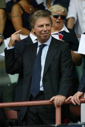 Präsident Enrico Preziosi (FC Genua) -  Fußball Herren Serie B 2006 2007, 2. Italienische Liga, FC Genua 1893 Einzelbild Genoa CFC Genua Fußball Herren Serie B 2006 2007, 2. Italienische Liga, FC Genua 1893 Einzelbild Genoa CFC Genua