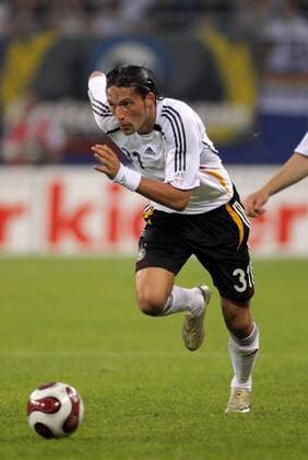 Kevin Kuranyi (Deutschland) am Ball Fußball Länderspiel Herren EM Qualifikation 2006 2007, Nationalmannschaft, Nationaltrikot Einzelbild Hamburg Dynamik, Fußball Länderspiel Herren EM Qualifikation 2006 2007, Nationalmannschaft, Nationaltrikot Einzelbild Hamburg Dynamik,