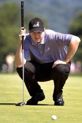 J.J. Henry (USA) skeptisch -  (OAK20070615101) Golf Herren US Open 2007, PGA Tour Einzelbild Oakmont Skepsis, Golf Herren US Open 2007, PGA Tour Einzelbild Oakmont Skepsis,