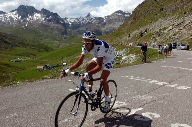 Remy di Gregorio (Frankreich FDJeux.com) am Col de la Croix de Fer -  Radsport Herren Dauphine Libere 2007 ProTour, Straßenradsport, Straße, Rad Einzelbild 6. Etappe: Gap - Valloire Radsport Herren Dauphine Libere 2007 ProTour, Straßenradsport, Straße, Rad Einzelbild 6. Etappe: Gap - Valloire