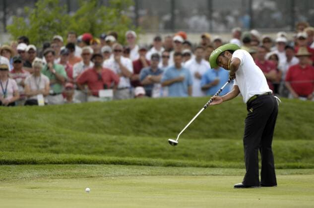 Shingo Katayama (Japan) - Put - (Icon21717864) Golf Herren US Open 2007, PGA Tour Einzelbild Oakmont Golf Herren US Open 2007, PGA Tour Einzelbild Oakmont EDITORIAL USE ONLY