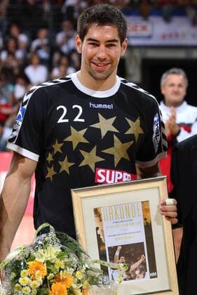 Nikola Karabatic (All Star Team THW Kiel) - Spieler der Saison 2006 2007 Handball 1. BL Herren All Star Game 2007, 2006 2007, AllStar, AllStars, Stars, Einzelbild Berlin Handball 1. BL Herren All Star Game 2007, 2006 2007, AllStar, AllStars, Stars, Einzelbild Berlin