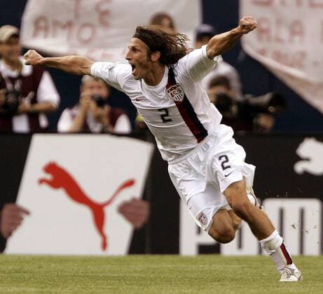 Frankie Hejduk (USA) - Torjubel - (CHI2007062101) Fußball Länderspiel Herren CONCACAF Gold Cup 2007, Goldcup, Nationalteam, Nationaltrikot, Halbfinale Einzelbild Chicago Begeisterung, Freude, Fußball Länderspiel Herren CONCACAF Gold Cup 2007, Goldcup, Nationalteam, Nationaltrikot, Halbfinale Einzelbild Chicago Begeisterung, Freude,