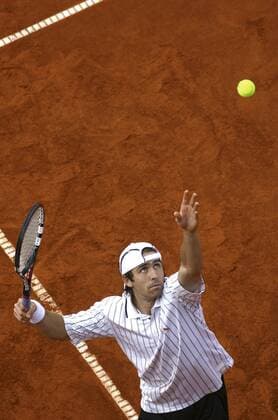 Benjamin Becker (Deutschland) - Aufschlag Tennis Herren Masters Series 2007, ATP Tour Einzelbild Am Hamburger Rothenbaum Hamburg Tennis Herren Masters Series 2007, ATP Tour Einzelbild Am Hamburger Rothenbaum Hamburg