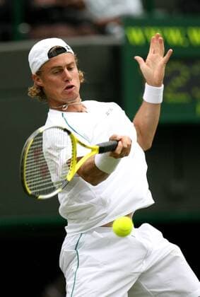 Lleyton Hewitt (Australien) -  Tennis Herren All England Championships 2007, Grand Slam, ATP Tour Einzelbild Wimbledon London Dynamik, Tennis Herren All England Championships 2007, Grand Slam, ATP Tour Einzelbild Wimbledon London Dynamik,