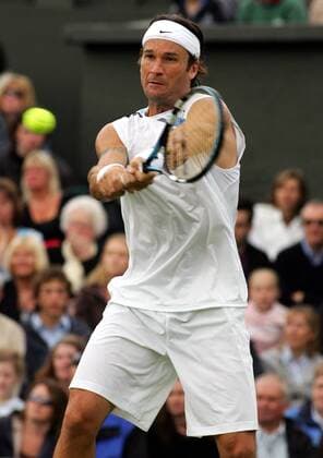Carlos Moya (Spanien) Tennis Herren All England Championships 2007, Grand Slam, ATP Tour Einzelbild Wimbledon London Tennis Herren All England Championships 2007, Grand Slam, ATP Tour Einzelbild Wimbledon London