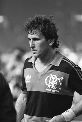 Zico (Flamengo Rio de Janeiro) -  (200504131544093) Fußball Herren Kirin Cup 1988, CR Flamengo Rio de Janeiro RJ, Brasilien Liga, Vdia Vsw Einzelbild Tokyo Tokio Fußball Herren Kirin Cup 1988, CR Flamengo Rio de Janeiro RJ, Brasilien Liga, Vdia Vsw Einzelbild Tokyo Tokio