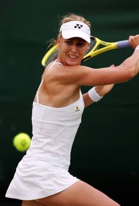 Elena Dementieva (Rußland) Tennis Damen All England Championships 2007, Grand Slam, WTA Tour Einzelbild Wimbledon London Tennis Damen All England Championships 2007, Grand Slam, WTA Tour Einzelbild Wimbledon London