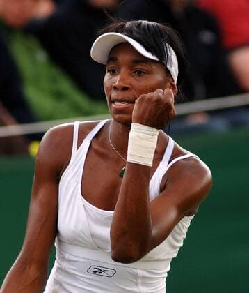 Venus Williams (USA) jubelt -  Tennis Damen All England Championships 2007, Grand Slam, WTA Tour Einzelbild Wimbledon London Freude, Tennis Damen All England Championships 2007, Grand Slam, WTA Tour Einzelbild Wimbledon London Freude,