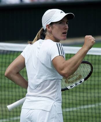 Justine Henin (Belgien) jubelt Tennis Damen All England Championships 2007, Grand Slam, WTA Tour Einzelbild Wimbledon London Freude, Tennis Damen All England Championships 2007, Grand Slam, WTA Tour Einzelbild Wimbledon London Freude,