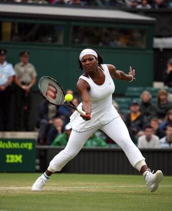 Serena Williams (USA) Tennis Damen All England Championships 2007, WTA Tour, Grand Slam Einzelbild Wimbledon London Dynamik, Tennis Damen All England Championships 2007, WTA Tour, Grand Slam Einzelbild Wimbledon London Dynamik,