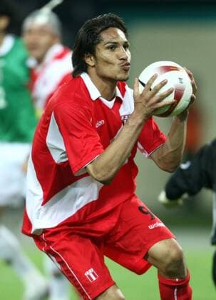 Jose Paolo Guerrero (Peru) - Torjubel Fußball Länderspiel Herren Copa America 2007 Südamerikameisterschaft Meisterschaft Südamerika Amerika Gruppe A Einzelbild Merida Freude, Fußball Länderspiel Herren Copa America 2007 Südamerikameisterschaft Meisterschaft Südamerika Amerika Gruppe A Einzelbild Merida Freude,