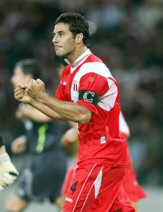 Claudio Pizarro (Peru) - Torjubel Fußball Länderspiel Herren Copa America 2007 Südamerikameisterschaft Meisterschaft Südamerika Amerika Gruppe A Einzelbild Merida Freude, Fußball Länderspiel Herren Copa America 2007 Südamerikameisterschaft Meisterschaft Südamerika Amerika Gruppe A Einzelbild Merida Freude,