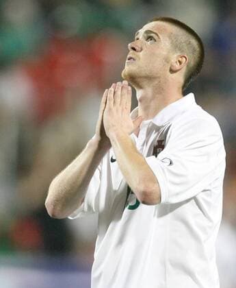 Antunes (Portugal, U20) - Torjubel Fußball Länderspiel Herren U20 WM 2007, U 20, Nationalmannschaft, Nationaltrikot, Gruppe C, Portugal Einzelbild o0 Junioren Toronto Fußball Länderspiel Herren U20 WM 2007, U 20, Nationalmannschaft, Nationaltrikot, Gruppe C, Portugal Einzelbild o0 Junioren Toronto