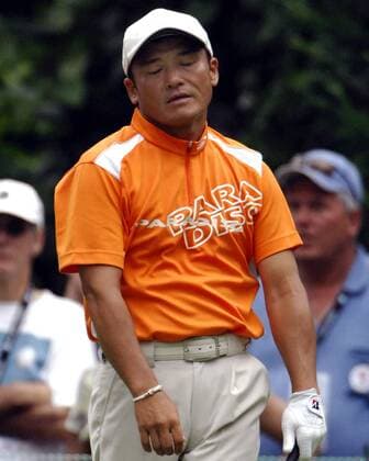 Shigeki Maruyama (Japan) enttäuscht -  (WAP2007070510) Golf Herren AT&T National 2007, PGA Tour, AT & T Einzelbild Bethesda Enttäuschung, Golf Herren AT&T National 2007, PGA Tour, AT & T Einzelbild Bethesda Enttäuschung,