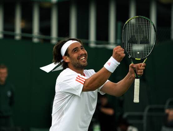 Marcos Baghdatis (Zypern) jubelt Tennis Herren All England Championships 2007, ATP Tour, Grand Slam Einzelbild Wimbledon London Freude, Tennis Herren All England Championships 2007, ATP Tour, Grand Slam Einzelbild Wimbledon London Freude,