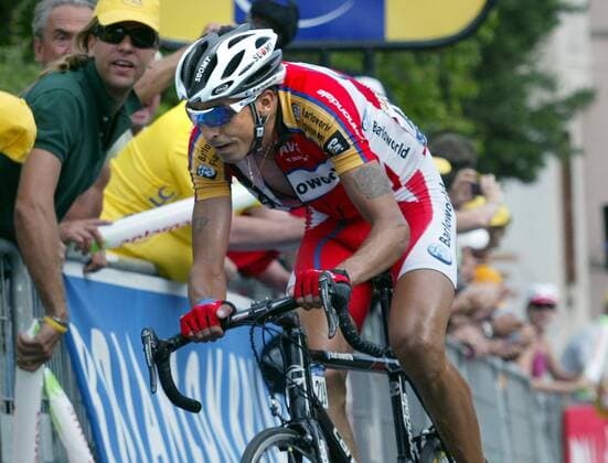 Mauricio Soler (Kolumbien Barloworld) Radsport Herren Tour de France 2007, ProTour, Straßenradsport, Straße, Rad Einzelbild 9. Etappe: Val d Isere - Briancon, dIsere Radsport Herren Tour de France 2007, ProTour, Straßenradsport, Straße, Rad Einzelbild 9. Etappe: Val d Isere - Briancon, dIsere