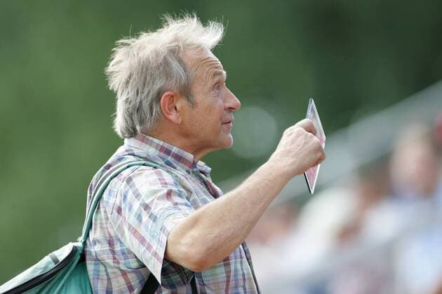 Rennfahrerlegende Egon Müller (Deutschland) Motorsport Herren Sandbahnrennen 2007, Speedway, Bahnsport, Sandbahn, Motorrad, Motorradrennen, Einzelbild o0 privat Harsewinkel Motorsport Herren Sandbahnrennen 2007, Speedway, Bahnsport, Sandbahn, Motorrad, Motorradrennen, Einzelbild o0 privat Harsewinkel