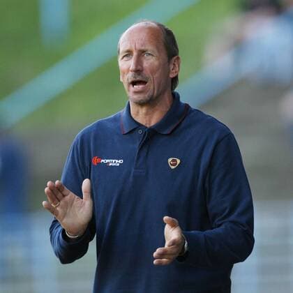 Fußball, Trainerhistorie Westfalia Herne von 1938 bis heute Trainer Frank Schulz (Herne) feuert sein Team an Fußball Herren Oberliga Westfalen 2006 2007, SC Westfalia Herne 04, Vdig Einzelbild Herne Fußball Herren Oberliga Westfalen 2006 2007, SC Westfalia Herne 04, Vdig Einzelbild Herne