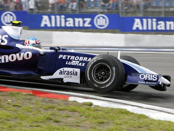Alexander Wurz (Österreich Williams) in seinem Boliden Motorsport Grand Prix Herren Großer Preis von Europa 2007, Formel 1 Weltmeisterschaft, F1, F, GP, WM Einzelbild Nürburgring Nürburg Motorsport Grand Prix Herren Großer Preis von Europa 2007, Formel 1 Weltmeisterschaft, F1, F, GP, WM Einzelbild Nürburgring Nürburg