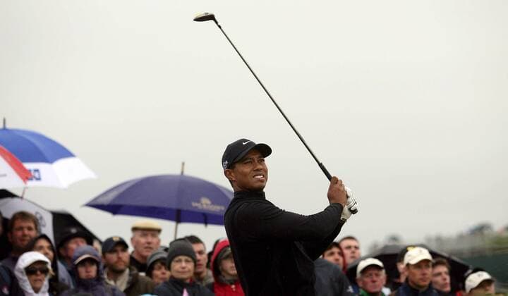 Eldrick Tiger Woods (USA) -  (LON2007072106) Golf Herren The British Open Championship 2007, PGA European Tour Gruppe Carnoustie Golf Herren The British Open Championship 2007, PGA European Tour Gruppe Carnoustie