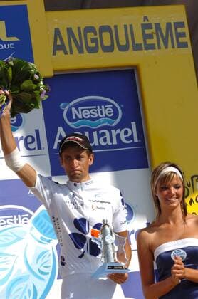 Sandy Casar (Frankreich Francaise des Jeux) gewinnt die 18. Etappe der Tour de France 2007 - Radsport Herren Tour de France 2007, ProTour, Straßenradsport, Straße, Rad, Gruppe 18. Etappe: Cahors - Angouleme Radsport Herren Tour de France 2007, ProTour, Straßenradsport, Straße, Rad, Gruppe 18. Etappe: Cahors - Angouleme
