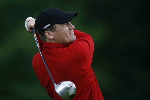 Jarmo Sandelin (Schweden) Golf Herren The Deutsche Bank Players Championship of Europe 2007, European PGA Tour, Player s Einzelbild Gut Kaden Hamburg Alveslohe Golf Herren The Deutsche Bank Players Championship of Europe 2007, European PGA Tour, Player s Einzelbild Gut Kaden Hamburg Alveslohe