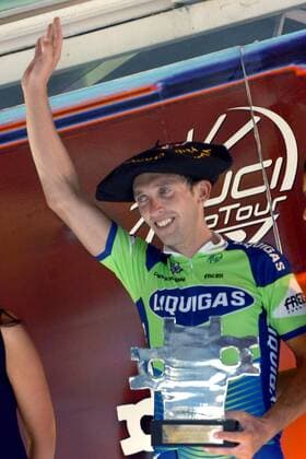 Leonardo Bertagnolli (Italien Liquigas) - Sieger des Clasica San Sebastian 2007 - Radsport Herren Clasica San Sebastian 2007, Straßenradsport, Straße, Rad, ProTour Einzelbild Freude, Radsport Herren Clasica San Sebastian 2007, Straßenradsport, Straße, Rad, ProTour Einzelbild Freude,