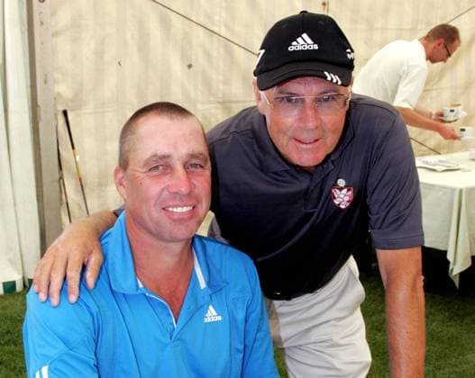 Ivan Lendl (USA, li.) und Franz Beckenbauer (Deutschland) während des Adidas Golfturnieres 2007 in Herzogenaurach Golf Herren Adidas Golfturnier 2007, Prominentengolf Gruppe Herzogenaurach Golf Herren Adidas Golfturnier 2007, Prominentengolf Gruppe Herzogenaurach