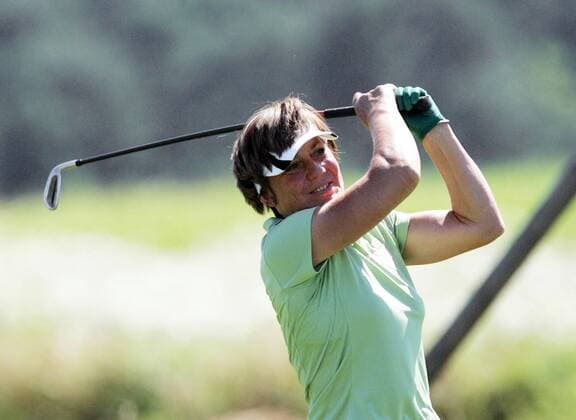 Rosi Mittermaier (Deutschland) während des Adidas Golfturnieres 2007 in Herzogenaurach Golf Damen Adidas Golfturnier 2007, Prominentengolf Einzelbild Herzogenaurach Golf Damen Adidas Golfturnier 2007, Prominentengolf Einzelbild Herzogenaurach