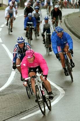Andre Greipel (Deutschland T Mobile, Mitte) Radsport Herren Deutschland Tour 2007, Deutschlandtour, ProTour, Straßenradsport, Straße, Rad, Gruppe 1. Etappe: Saarbrücken - Saarbrücken Radsport Herren Deutschland Tour 2007, Deutschlandtour, ProTour, Straßenradsport, Straße, Rad, Gruppe 1. Etappe: Saarbrücken - Saarbrücken