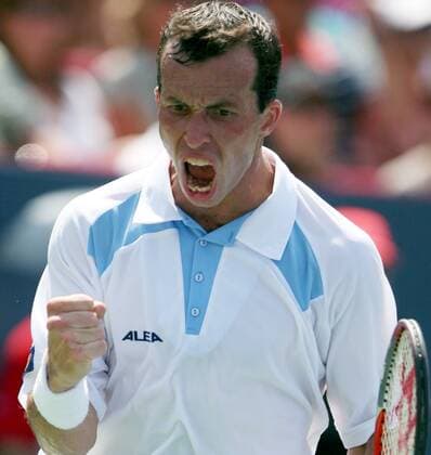 Radek Stepanek (Tschechien) - Jubel -  (mon2007081111) Tennis Herren Rogers Cup 2007, ATP Tour, Masters Series Einzelbild Montreal Freude, Begeisterung, Tennis Herren Rogers Cup 2007, ATP Tour, Masters Series Einzelbild Montreal Freude, Begeisterung,