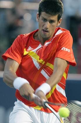 Novak Djokovic (Serbien) -  (mon2007081124) Tennis Herren Rogers Cup 2007, ATP Tour, Masters Series Einzelbild Montreal Dynamik, Tennis Herren Rogers Cup 2007, ATP Tour, Masters Series Einzelbild Montreal Dynamik,