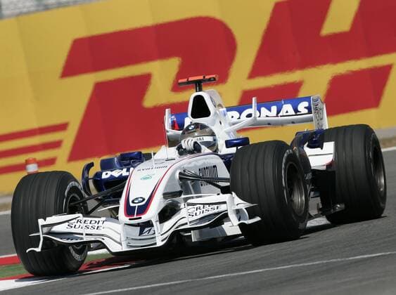 Nick Heidfeld (Deutschland BMW Sauber) in seinem Boliden Motorsport Grand Prix Herren Großer Preis der Türkei 2007, Formel 1 Weltmeisterschaft, F1, F, GP, WM Einzelbild Istanbul Motorsport Grand Prix Herren Großer Preis der Türkei 2007, Formel 1 Weltmeisterschaft, F1, F, GP, WM Einzelbild Istanbul