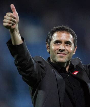 Trainer Marcel Koller (Bochum) - Schlussjubel Fußball 1. BL Herren Saison 2007 2008, VfL Bochum Einzelbild Bochum Freude, Fußball 1. BL Herren Saison 2007 2008, VfL Bochum Einzelbild Bochum Freude,