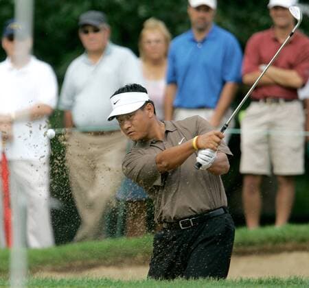 Kyoung Ju Choi (Südkorea) - Bunkerspiel -  (chi2007090601) Golf Herren BMW Championship 2007, PGA Tour, FedEx Cup, Fed Ex Einzelbild Cog Hill Golf and Country Club Lemont Golf Herren BMW Championship 2007, PGA Tour, FedEx Cup, Fed Ex Einzelbild Cog Hill Golf and Country Club Lemont