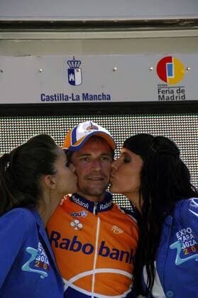 Denis Menchov (Rußland Rabobank) gewinnt die 10. Etappe der Vuelta 2007 - Radsport Herren Vuelta a Espana 2007, Spanienrundfahrt, ProTour, Straßenradsport, Straße, Rad Gruppe 10. Etappe: Benasque - Andorra Freude, Radsport Herren Vuelta a Espana 2007, Spanienrundfahrt, ProTour, Straßenradsport, Straße, Rad Gruppe 10. Etappe: Benasque - Andorra Freude,