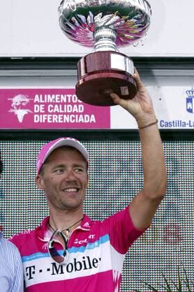 Andreas Klier (Deutschland T Mobile) gewinnt die 13. Etappe der Spanienrundfahrt 2007 - Radsport Herren Vuelta a Espana 2007, Spanienrundfahrt, ProTour, Straßenradsport, Straße, Rad, Einzelbild 13. Etappe: Hellin - Torre Pacheco Freude, Radsport Herren Vuelta a Espana 2007, Spanienrundfahrt, ProTour, Straßenradsport, Straße, Rad, Einzelbild 13. Etappe: Hellin - Torre Pacheco Freude,
