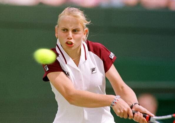Jelena Dokic (Australien) Tennis Damen All England Championships 1999, Grand Slam, WTA Tour, Einzelbild Wimbledon London Dynamik, Tennis Damen All England Championships 1999, Grand Slam, WTA Tour, Einzelbild Wimbledon London Dynamik,