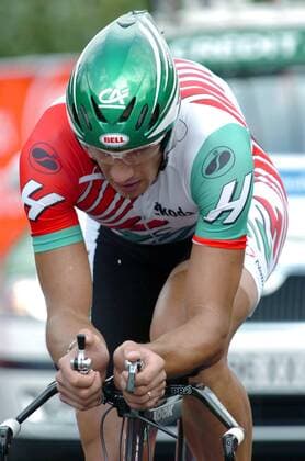 Laszlo Bodrogi (Ungarn Credit Agricole) - Radsport WM Herren WM 2007, Straßenradsport, Straße, Rad, Zeitfahren, Einzelzeitfahren Einzelbild Stuttgart Radsport WM Herren WM 2007, Straßenradsport, Straße, Rad, Zeitfahren, Einzelzeitfahren Einzelbild Stuttgart