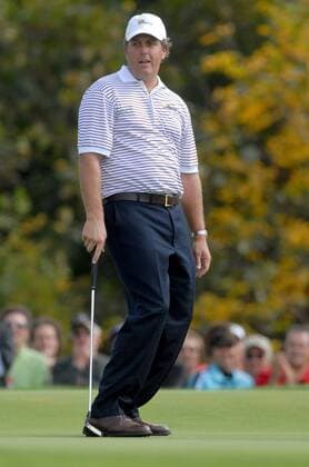 Phil Mickelson (USA) enttäuscht -  (MON20070928308) Golf Herren The Presidents Cup 2007, President s, PGA Tour Einzelbild Montreal Enttäuschung, Golf Herren The Presidents Cup 2007, President s, PGA Tour Einzelbild Montreal Enttäuschung,