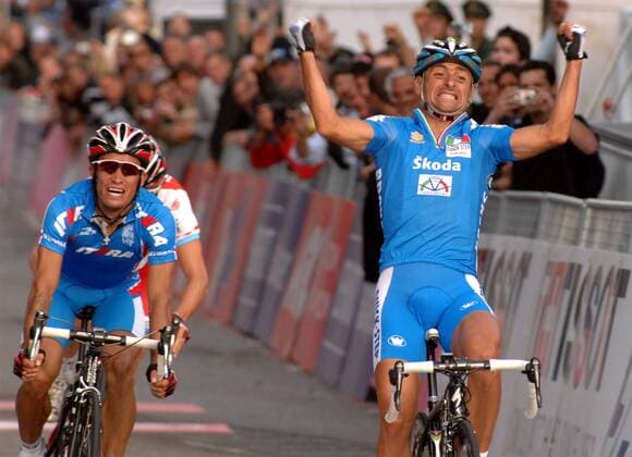 Paolo Bettini (Italien) ist Weltmeister 2007 Radsport WM Herren WM 2007, Straßenradsport, Straße, Rad, Straßenrennen Gruppe Stuttgart Freude, Begeisterung, Radsport WM Herren WM 2007, Straßenradsport, Straße, Rad, Straßenrennen Gruppe Stuttgart Freude, Begeisterung,