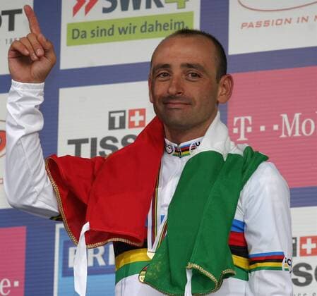 Paolo Bettini (Italien) - Weltmeister 2007 Radsport WM Herren WM 2007, Straßenradsport, Straße, Rad Einzelbild Stuttgart Radsport WM Herren WM 2007, Straßenradsport, Straße, Rad Einzelbild Stuttgart