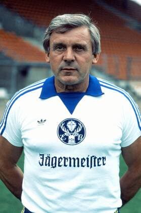 Co Trainer Heinz Patzig (Eintracht Braunschweig) Fußball 1. BL Herren Saison 1983 1984, Eintracht Braunschweig Porträt Braunschweig Fußball 1. BL Herren Saison 1983 1984, Eintracht Braunschweig Porträt Braunschweig