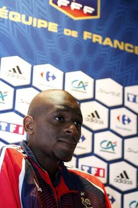 Vassiriki Abou Diaby (Frankreich) -  (pan22700) Fußball Herren Nationalteam 2007, Pressekonferenz, Pressetermin Porträt Clairefontaine Fußball Herren Nationalteam 2007, Pressekonferenz, Pressetermin Porträt Clairefontaine 