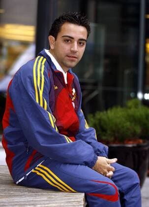 Xavi (Spanien) -  - NOxONLINExUSE Fußball Herren Nationalteam 2007, Training Einzelbild Helsinki Fußball Herren Nationalteam 2007, Training Einzelbild Helsinki