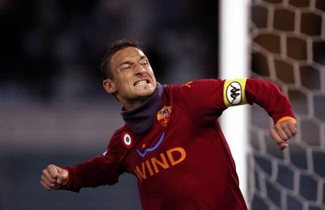 Francesco Totti (AS Rom) - Torjubel -  Fußball Herren Serie A 2007 2008, 1. Italienische Liga, Roma Einzelbild Rom Freude, Begeisterung, Fußball Herren Serie A 2007 2008, 1. Italienische Liga, Roma Einzelbild Rom Freude, Begeisterung,