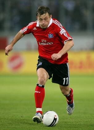 Ivica Olic (HSV) am Ball Fußball 1. BL Herren Saison 2007 2008, Hamburger SV, Hamburg Einzelbild Duisburg Dynamik, Fußball 1. BL Herren Saison 2007 2008, Hamburger SV, Hamburg Einzelbild Duisburg Dynamik,